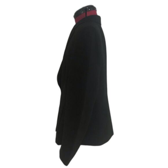 Kasper Blazer Women's Size 14 Black Long Sleeve One-Button Closure - Picture 2 of 9